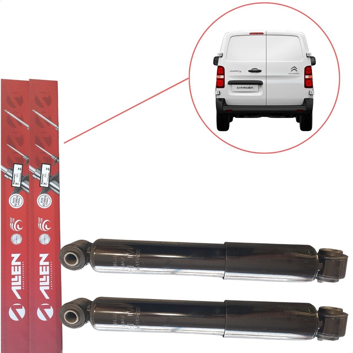 Amortecedor Traseiro Citroen Jumpy 2018 2019 2020