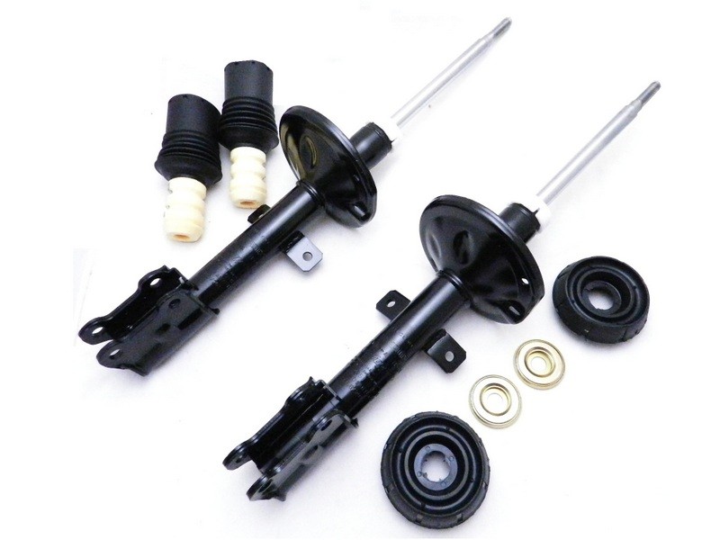 Kit 2 Amortecedor Duster + Coxim Batente Coifa Dianteiros 2011 a 2020