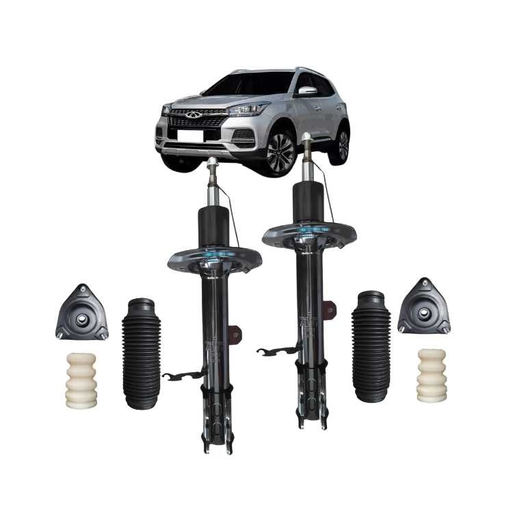 Par Amortecedor Dianteiro Chery Tiggo 5x Kit Coxim Batente