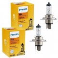 2 Lâmpadas Farol Carro Moto H4 60/55w 12v Philips P43t