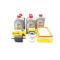 Kit Troca de Óleo Tiida Livina e Grand Livina 1.8 - Óleo Nissan 5w30 e Filtros de Óleo, Ar e Combustível