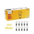 Caixa c/ 10 Lâmpadas Freio Lanterna Philips Original 12v P21/5w 2 Polos